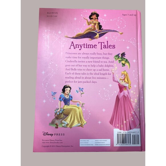 5-Minute Princess Stories By Disney Press Hardcover Childrens Book - Picture 3 of 16